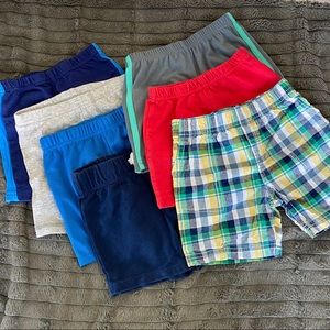 7 pairs of toddler shorts